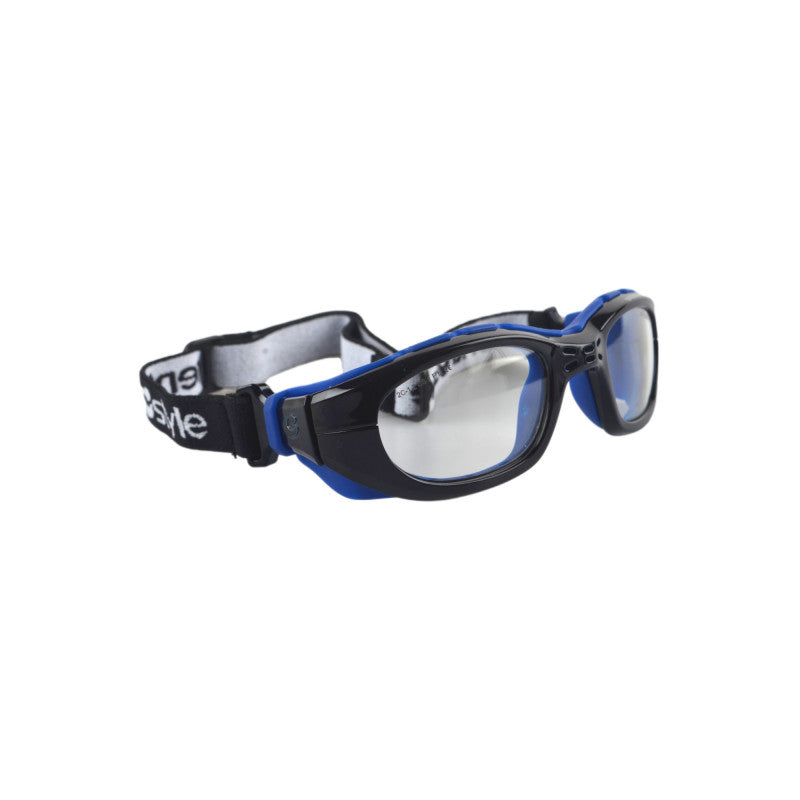 CentroStyle Pre-Made Prescription Sports Goggles - Blue/Black
