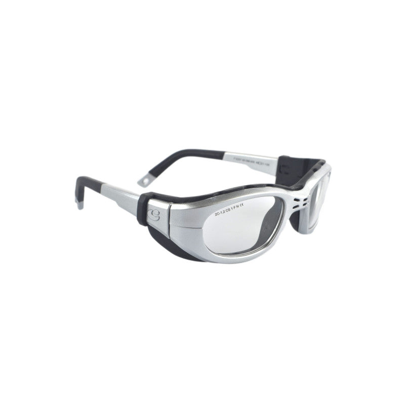 CentroStyle Pre-Made Prescription Sports Goggle - Silver