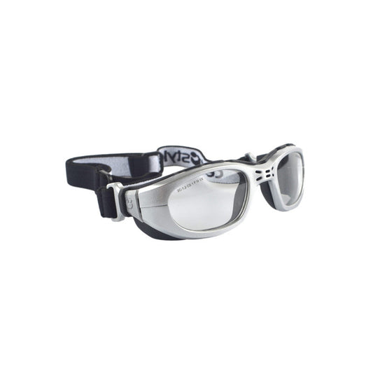 CentroStyle Pre-Made Prescription Sports Goggle - Silver